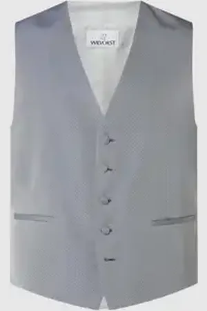 Wilvorst Bodywarmer met geweven motief