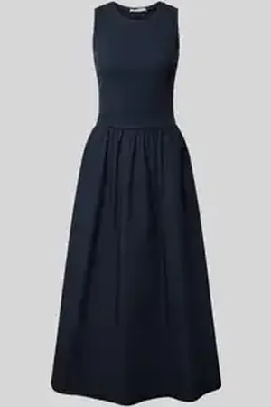 Christian Berg Midi-jurk in riblook