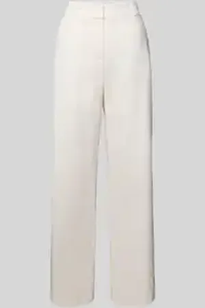 Jake*s Straight leg stoffen broek met steekzakken