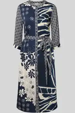 Milano Midi-jurk met ronde hals