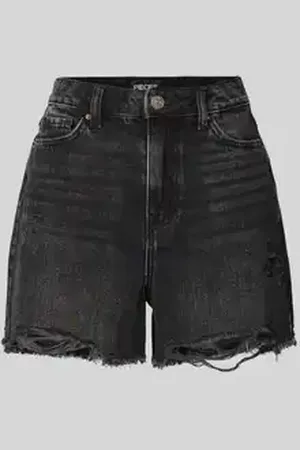 Pieces® Regular fit korte jeans van puur katoen, model 