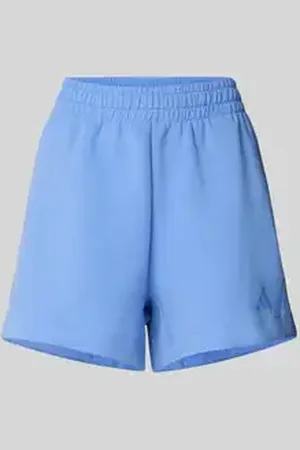 adidas Korte broek met labelprint en elastische band