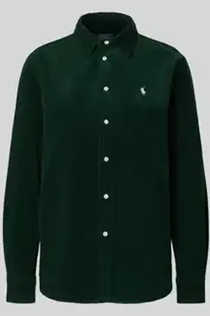 Ralph Lauren Regular fit overhemdblouse in ribcordlook, model 