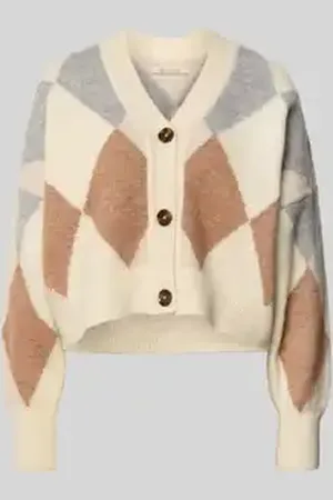 Barbour Boxy fit gebreid jack van wolmix, model 