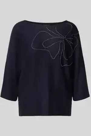 s.Oliver Relaxed fit gebreide pullover van katoenmix