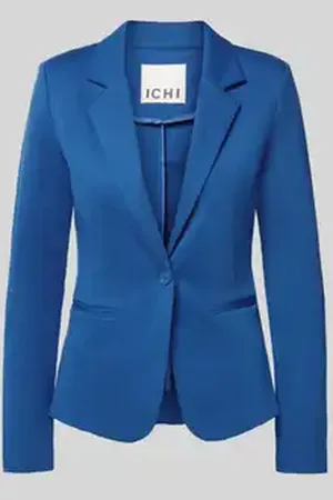 Ichi Blazer met reverskraag en strookzakken, model 