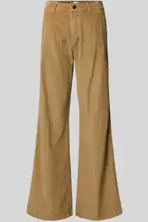Brax Flared corduroy broek met Franse steekzakken, model 
