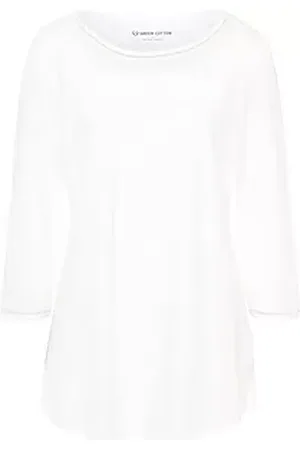 Green Cotton Shirt Ditte 100% katoen ronde hals Van