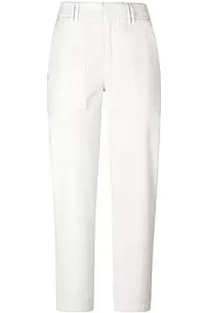 DAY.LIKE Enkellange Feminine Fit-broek haaksluiting Van
