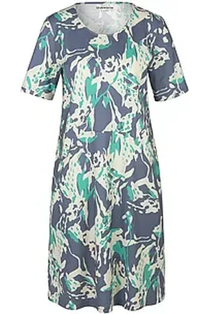 Green Cotton Jersey jurk 100% katoen Van