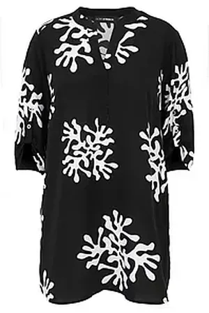 Doris Streich Lange slip-on blouse V-hals Van