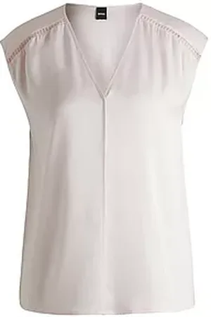 HUGO BOSS Mouwloze Binadi blouse Van