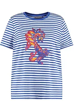 Samoon Shirt ronde hals Van