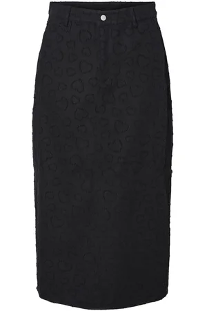 Pieces® Pcjulie Denim Middellange Rok