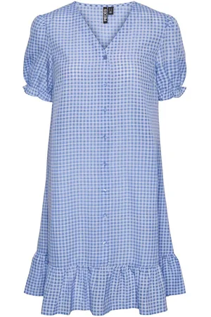 Pieces® Pofmouwen Mini Jurk