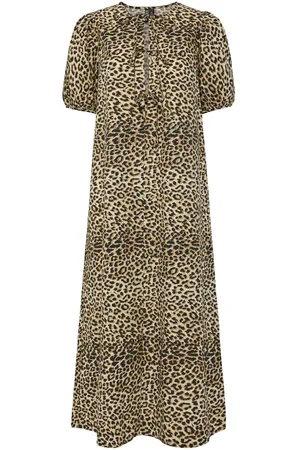 Pieces® Pcnancy Luipaard Maxi Jurk