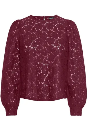 Pieces® Pcnanessa Top Met Lange Mouwen