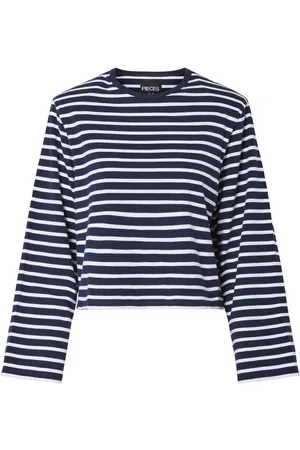 Pieces® Pcfiona Schoudervulling Gestreept Top