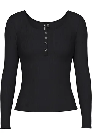 Pieces® Pckitte T-shirt Met Lange Mouwen
