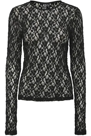 Pieces® Pchazel Top Met Lange Mouwen