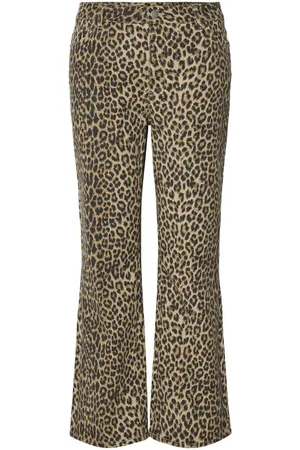 Pieces® Pcsalume Mw Cropped Panter Wide Fit Jeans