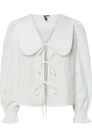 Pieces® Pcagnes Tie Top Met Lange Mouwen