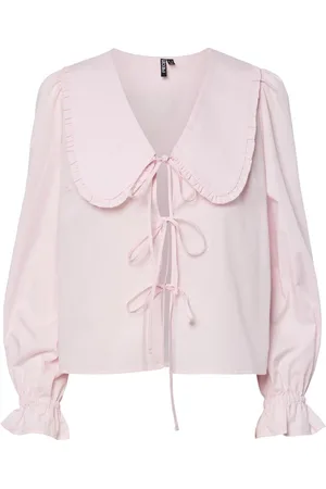 Pieces® Pcagnes Tie Top Met Lange Mouwen