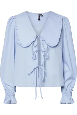 Pieces® Pcagnes Tie Top Met Lange Mouwen