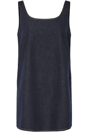 Pieces® Pcfranna Denim Slip-over Jurk
