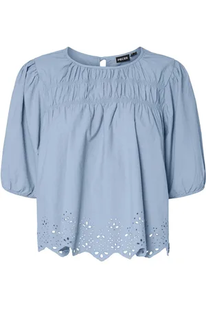 Pieces® Pcsalmina 2/4 Top Met Korte Mouwen