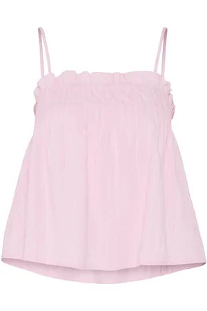 Pieces® Pcmuna Katoen Top Met Bandjes