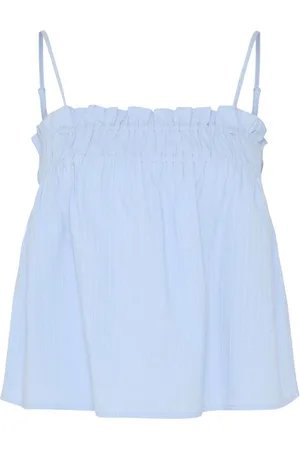 Pieces® Pcmuna Katoen Top Met Bandjes
