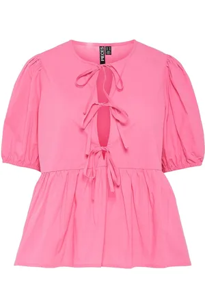 Pieces® Pcjolly Strik Top Met Pofmouwen