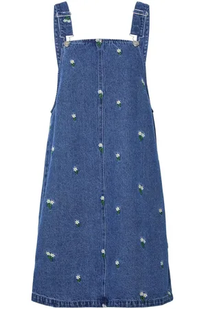 Pieces® Pcfreia Denim Slip-over Jurk