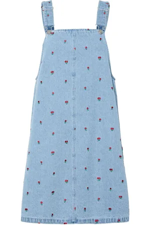 Pieces® Pcfreia Denim Slip-over Jurk