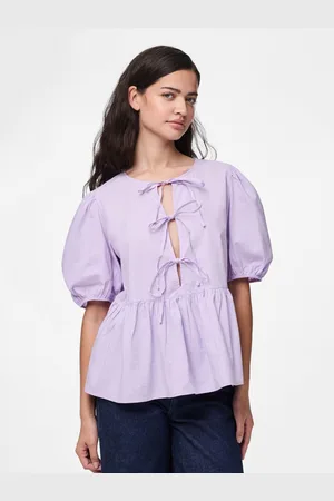 Pieces® Pcjolly Strik Top Met Pofmouwen