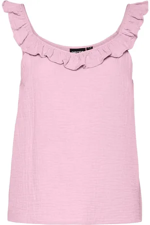 Pieces® Pcsastina Musselin Mouwloze Top