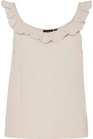 Pieces® Pcsastina Musselin Mouwloze Top