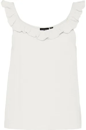 Pieces® Pcsastina Musselin Mouwloze Top