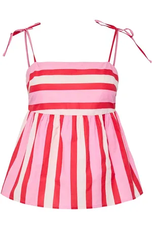 Pieces® Pcamina Slip Top Wvn D2d Top Met Bandjes