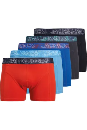 JACK & JONES Pete Solid Trunk Boxershorts Heren (5-pack)