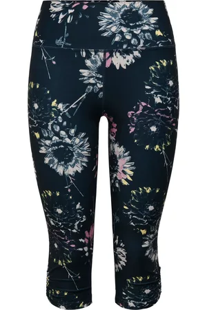 ONLY Jam Sky High Waist AOP 3/4 Train Tight Dames (curvy)