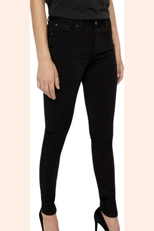 VERO MODA Lux Mid Rise Slim Jeans Dames
