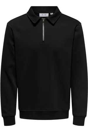 Only & Sons David Half Zip Sweater Heren