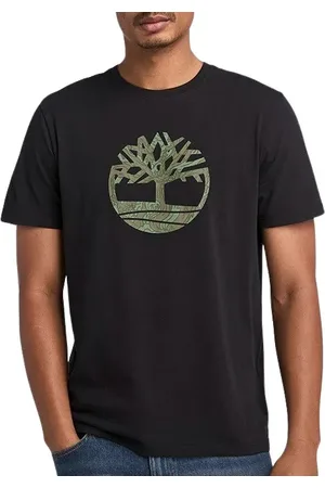 Timberland Kennebec River Camo Tree Logo Shirt Heren