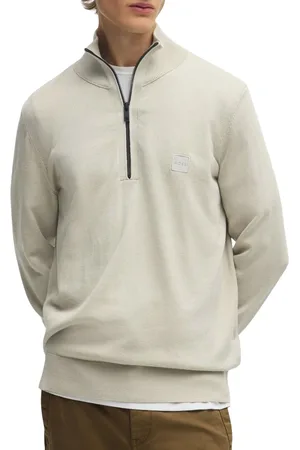 HUGO BOSS Kanobix Half Zip Sweater Heren