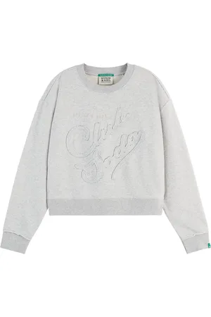 Scotch&Soda Applique Artwork Loose Sweater Dames