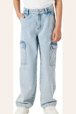NAME IT Rose Wide Cargo Jeans Meisjes