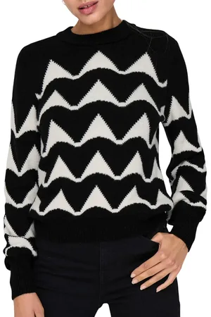 JDY Tina Jacquard Knitted Sweater Dames