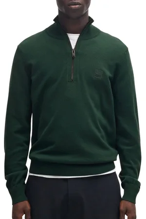 HUGO BOSS Kanobix Half Zip Sweater Heren